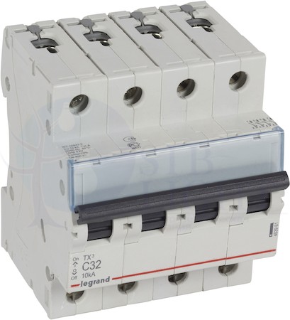 Автомат 4P 32А TX3 (10 кА, C) Legrand 403961