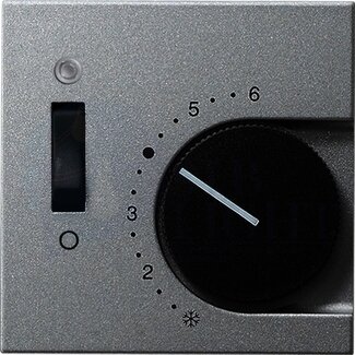 Крышка для терморегулятора System55 (индикатор, алюминий) Gira 149226