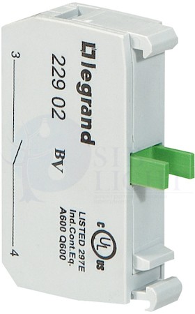 Контактный блок для головок - Osmoz - для комплектации - под винт - Н.О. Legrand 022902