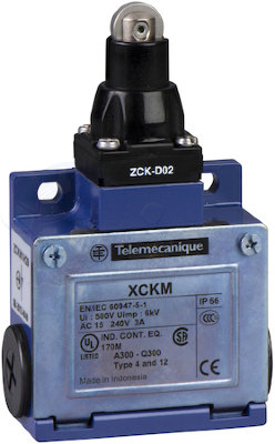 КОНЦЕВОЙ ВЫКЛЮЧАТЕЛЬ РОЛИК-ПЛУНЖЕР Schneider Electric XCKM102H29