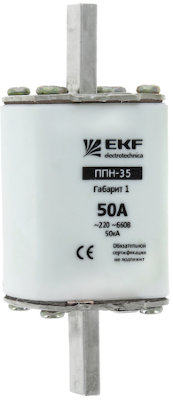 Вставка плавкая ППН-35 125А габарит 1 EKF fus-35/250/125