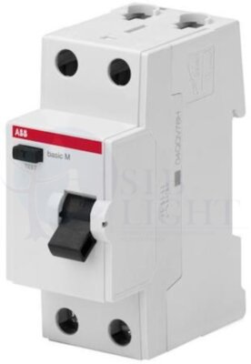 Выключатель дифференциального тока 2P 40А 300мА Basic M (тип AC) ABB 2CSF602043R3400