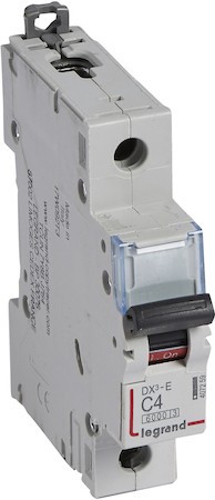 Автомат 1P 4А DX3-E (6 кА, C) Legrand 407259