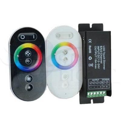 RGB Led Touch контроллер LS с сенсорным пультом 12-24V 216-432W FC-T1H-QH0Q 18 А