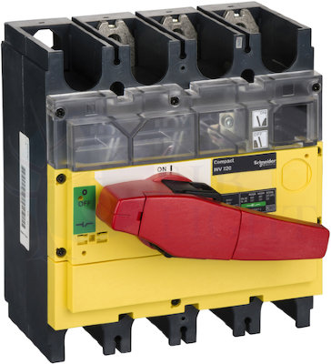 ВЫКЛЮЧАТЕЛЬ-РАЗЪЕД. INV320 3П КРАС.-ЖЕЛТ. Schneider Electric 31188
