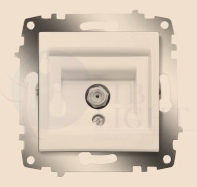 Розетка спутниковая Cosmo (SAT, под рамку, с/у, титан) ABB 619-011400-180