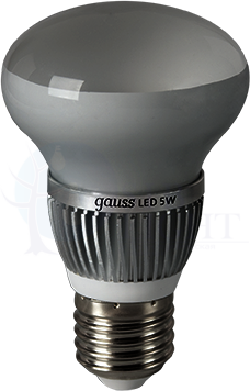 Лампа Gauss LED R63 E27 5W 4100K FROST 1/10/100