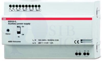 Блок питания дополнительный 230В АС выход 28В 50/60Гц IP20 ABB 8300-0-0198