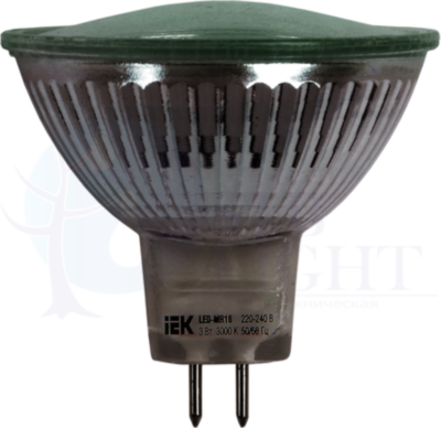 Лампа светодиодная PRO MR16 софит 3Вт 180Лм 230В 3000К GU5.3 (коробка) IEK LLPB-MR16-3-230-30-GU5