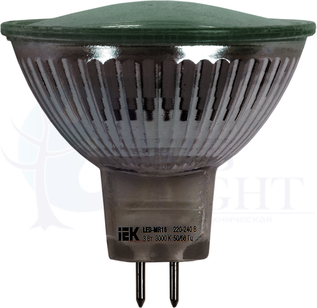 Лампа светодиодная PRO MR16 софит 3Вт 180Лм 230В 3000К GU5.3 (коробка) IEK LLPB-MR16-3-230-30-GU5