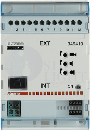 Интерфейс для 2-х проводной системы домофонии SCS-Аналог BTicino 349410