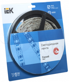 Лента светодиодная 5м блистер LSR-5050B30-7,2-IP65-12V IEK