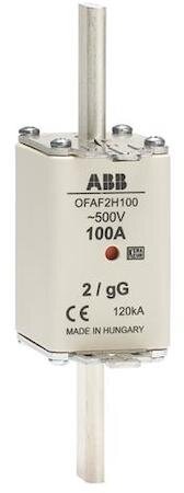 Предохранитель OFAF2H63 63A тип gG размер2, до 500В ABB 1SCA022627R5110