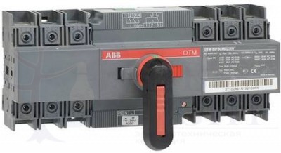 Реверсивный рубильник OTM80F3CMA230V с моторным приводом 3п ABB 1SCA120093R1001