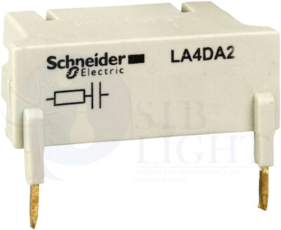 RC ОГРАНИЧИТЕЛЬ ПЕРЕНАПРЯЖЕНИЯ 110…250V 50/60HZ Schneider Electric LA4DA2U