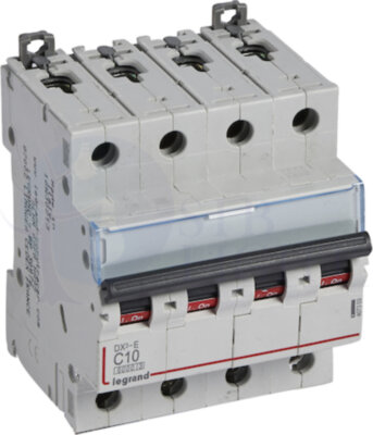 Автомат 4P 10А DX3-E (6 кА, C) Legrand 407303