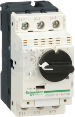 автоматический выключатель с комбинированным расцепителем 6-10А Schneider Electric GV2P14
