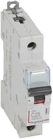 Автомат 1P 25А DX3 (10 кА, C) Legrand 407672
