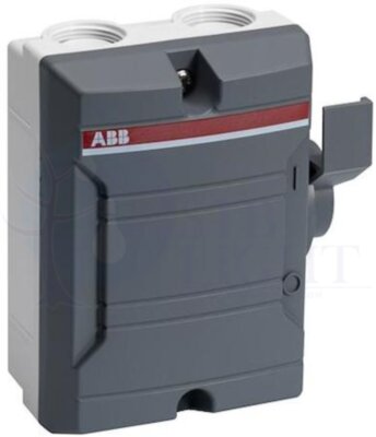 Выкл в боксе с доп. контактом 3р 16А IP65 BWS316 TPN ABB 2CMA142417R1000