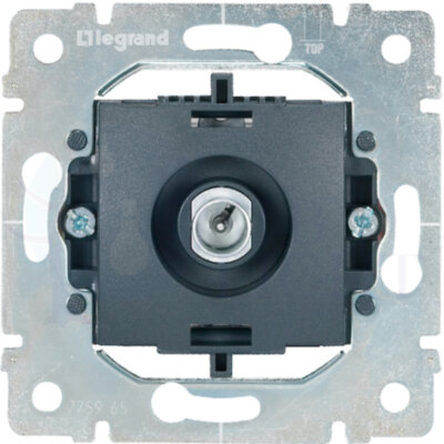 Розетка телевизионная Galea Life (TV, звезда, механизм, с/у) Legrand 775965