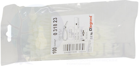 Colring Хомут бесцвет 3,5X140 (упак.=100шт.) Legrand 031823