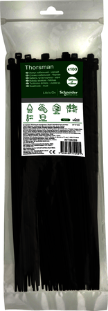 СТЯЖКА КАБЕЛЬНАЯ 300х4.8 ЧЁРНАЯ (100шт) Schneider Electric IMT46269