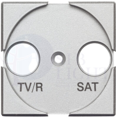 Axolute Лицевая панель для розеток TV/FM + SAT, цвет алюминий BTicino HC4212