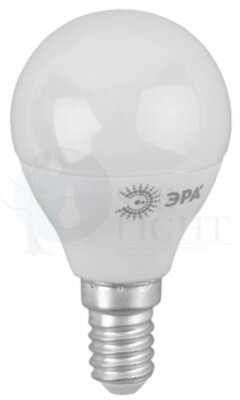 Лампа светодиодная LED P45-8W-840-E14(диод,шар,8Вт,нейтр,E14) ERA Б0030023