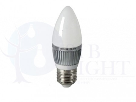 Лампа Gauss LED Candle 5W E27 2700K 1/10/100