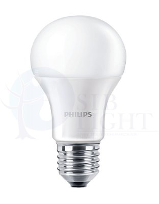 Светодиодная лампа Philips E27 6W = 55W теплый свет EyeComfort арт. 929001915138
