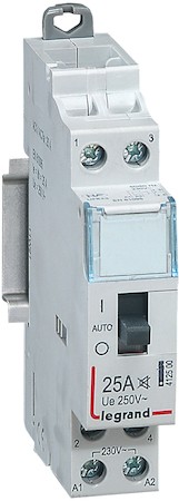 CX3 Контактор быт.230V б/ш. 1НО+1НЗ 25А Legrand 412500