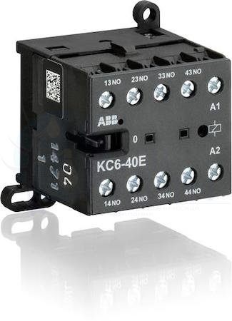 Миниконтактор K6-40-E 3A (400В AC3) катушка 12В DC ABB GJH1213001R0407