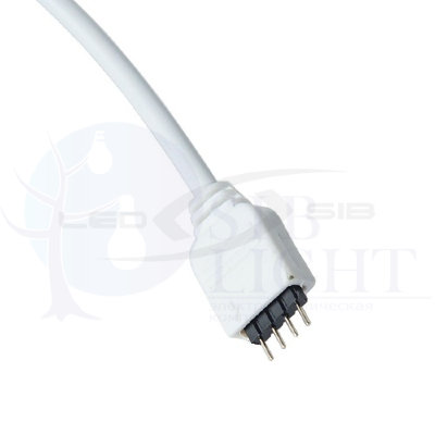 Коннектор LS для СД ленты SMD 5050 RGB (с иглой) 4 PIN 10 мм AWG24