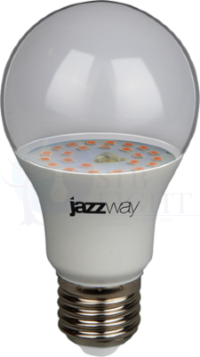 Cветодиодная подставка PPG A60 Agro 9W Clear E27 IP20 (для растений) Jazzway 5008946