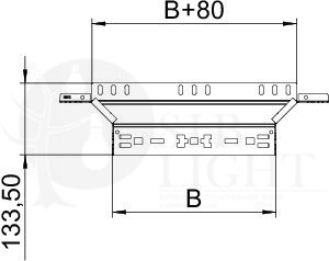 6041257 Т-образное/крестовое соединение 60x300 RAAM 630 FT OBO Bettermann 6041257