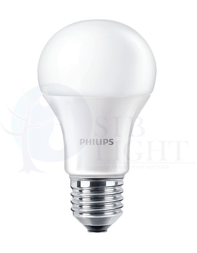 Светодиодная лампа Philips E27 6W = 55W холодный белый свет EyeComfort арт. 929001914938