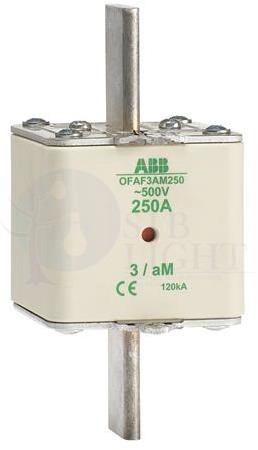 Предохранитель OFAF3aM315 315A тип аМ размер3, до 500В ABB 1SCA022697R9940