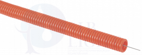 Труба гофрированная ПНД d=16мм с зондом оранжевая (100м) IEK