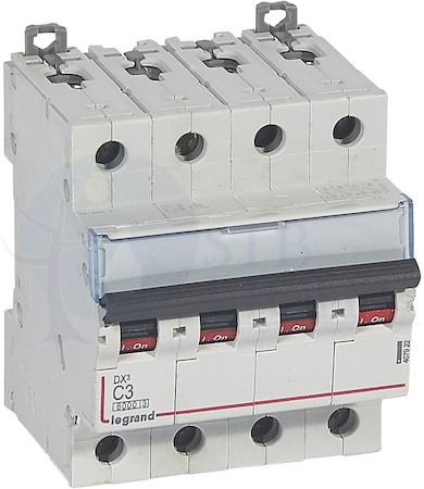 Автомат 4P 3А DX3 (10 кА, C) Legrand 407922