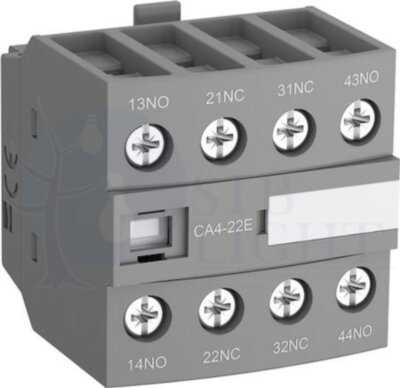 Блок контактный дополнительный CA4-22E (2НО+2НЗ) для контакторов AF09…AF38 ABB 1SBN010140R1022
