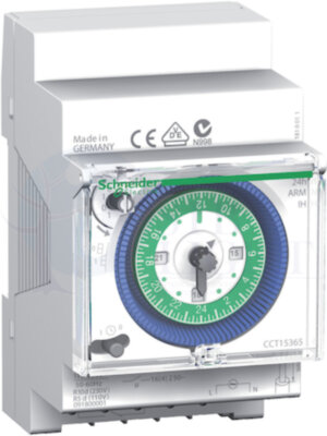 РЕЛЕ ВРЕМ. ЭЛ.МЕХ. IH 24ЧАСА 1КАНАЛ С ЗАПАСОМ ХОДА Schneider Electric CCT15365