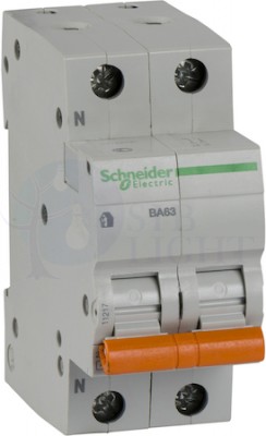 Автомат 1P+N 40А Домовой (4.5 кА, C) Schneider Electric 11217