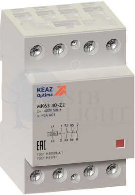 Контактор модульный OptiDin МК63-6340-24AC КЭАЗ 236782