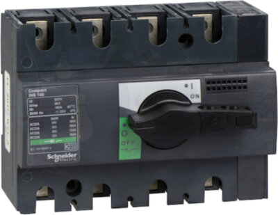 выключатель-разъеденитель INS160 4P Schneider Electric 28913