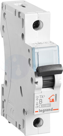 Автомат 1P 63А TX3 (6 кА, B) Legrand 403978