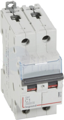 Автомат 2P 1А DX3 (10 кА, C) Legrand 407792