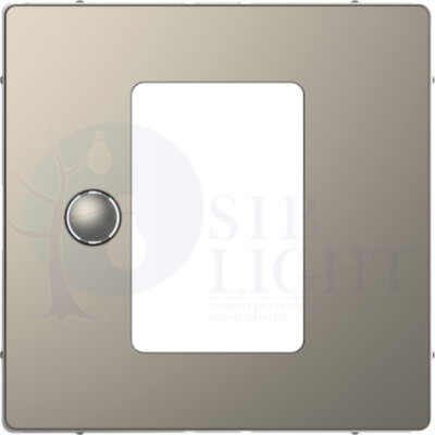 D-Life ЦЕНТРАЛЬНАЯ НАКЛАДКА для сенсорного термостата, НИКЕЛЬ, SD Schneider Electric MTN5775-6050