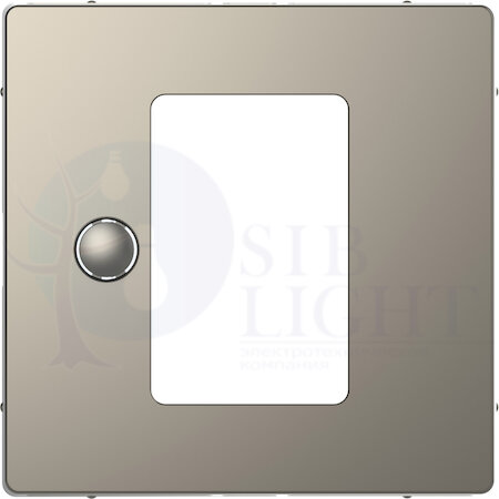 D-Life ЦЕНТРАЛЬНАЯ НАКЛАДКА для сенсорного термостата, НИКЕЛЬ, SD Schneider Electric MTN5775-6050