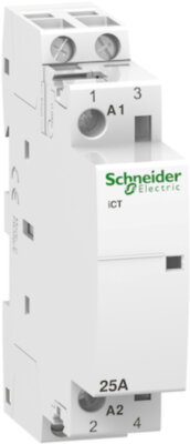 SE Acti 9 iCT25A Контактор модульный 2НО 24В АС 50Гц Schneider Electric A9C20132