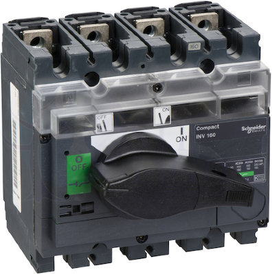 выключатель-разъеденитель INV160 4П Schneider Electric 31165